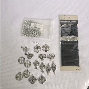 Charms and Black Cord